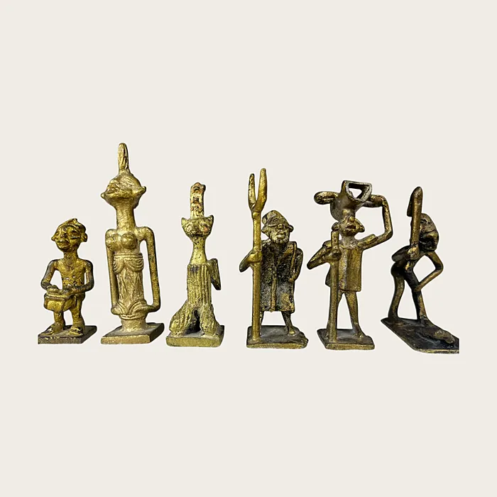 Kleine Messingfiguren