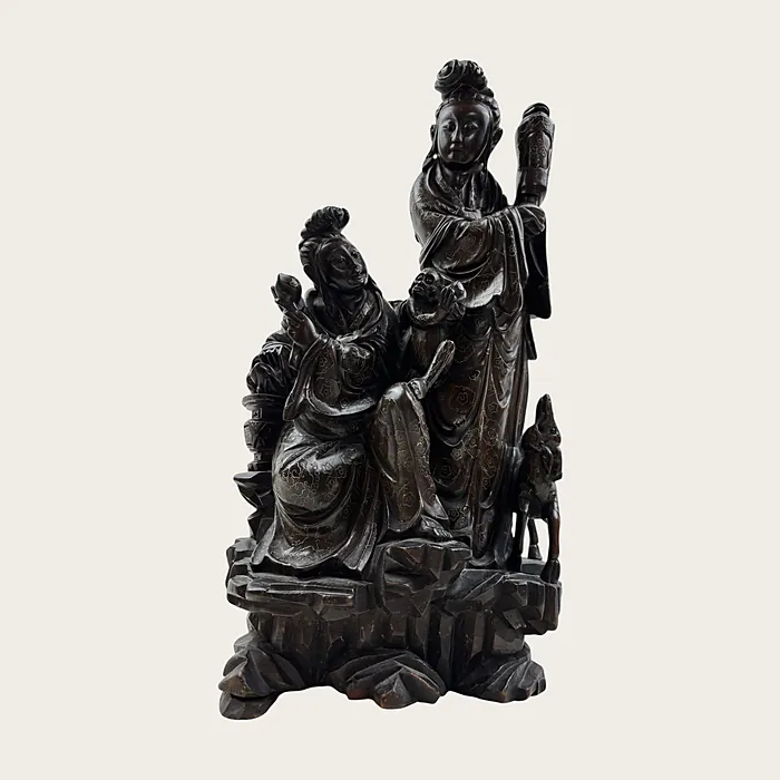 Geschnitzte Holzfigur