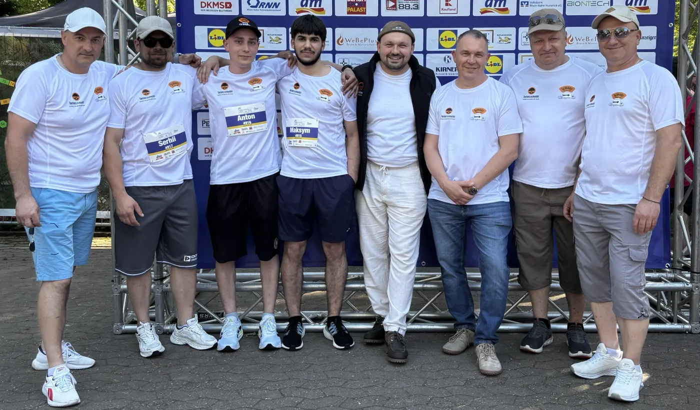 Das Team von Schmidt nimmt mit beim Firmenlauf Bad Kreuznach